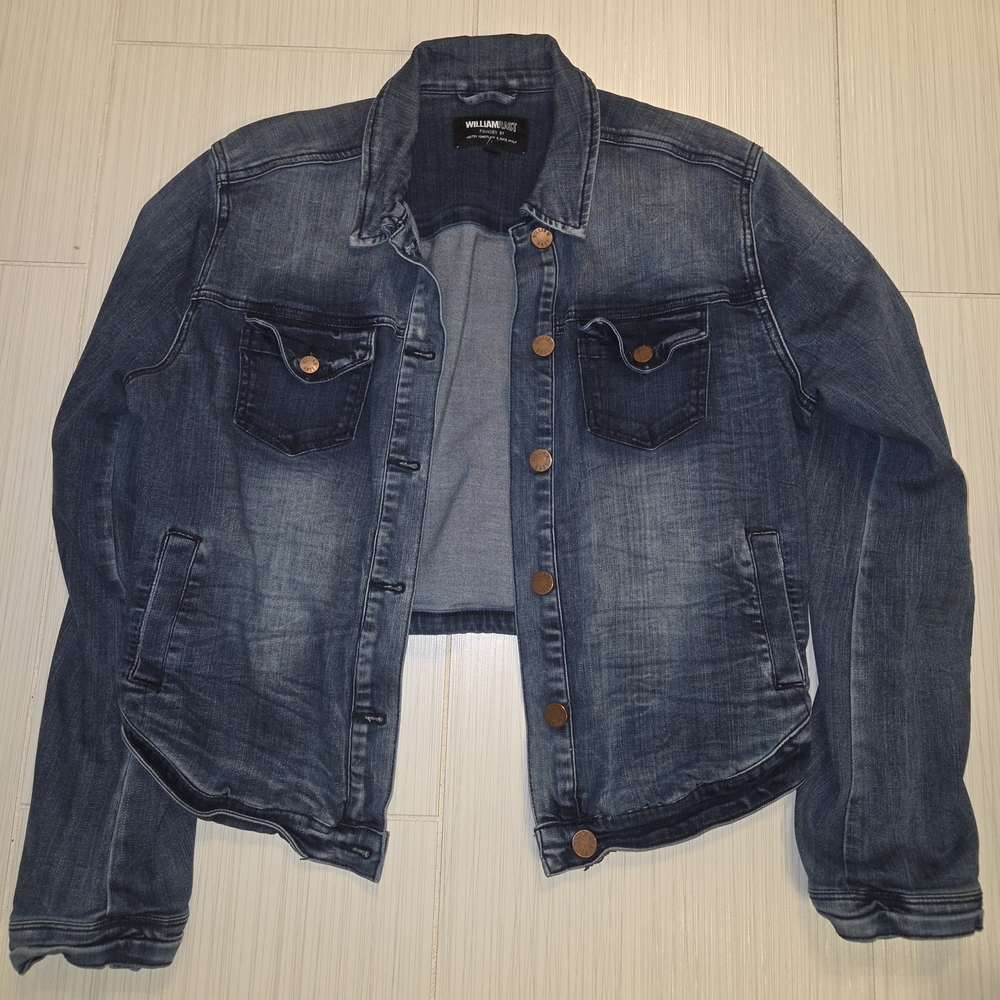 William Rast Indigo Denim Jacket - Faded Blue